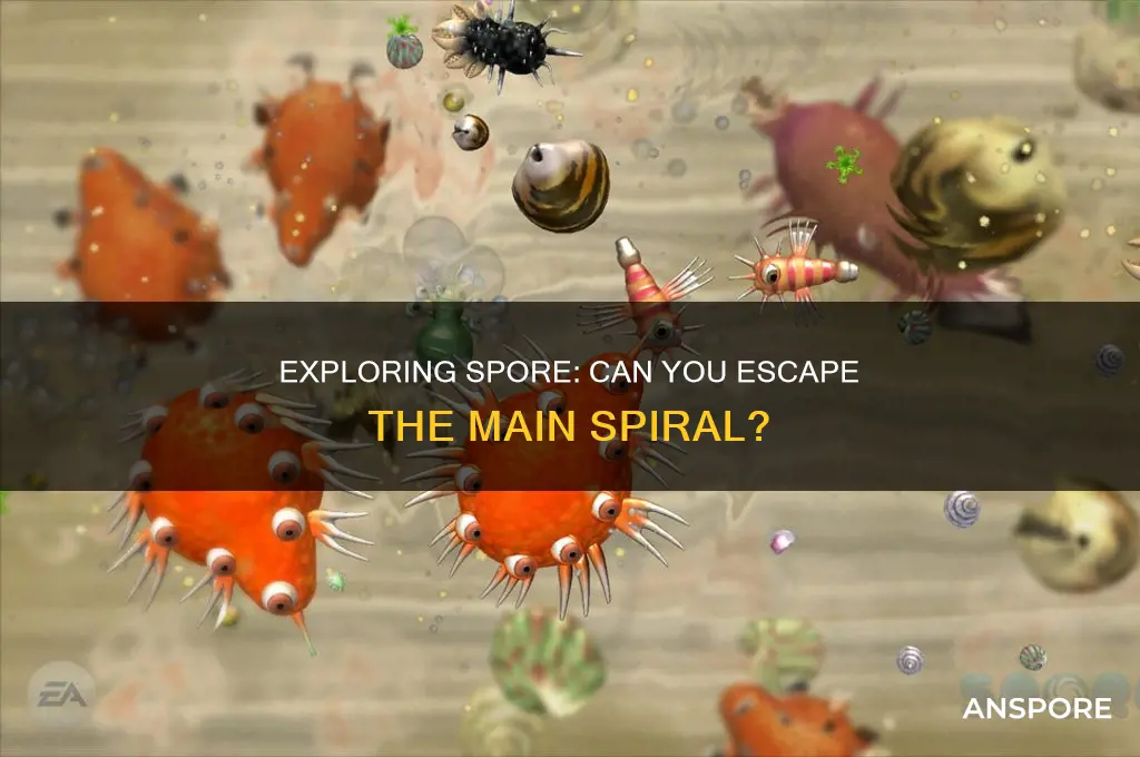 is it possible to leave the main spiral in spore
