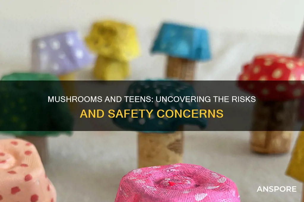 is it safe for teens to take mushrooms