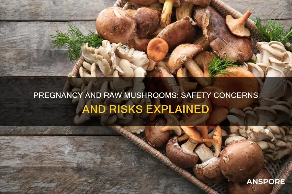 is it safe to eat raw mushrooms pregnant