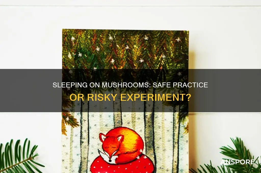 is it safe to sleep on mushrooms
