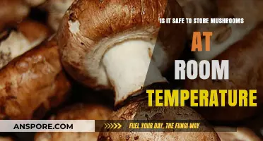 Storing Mushrooms at Room Temperature: Safe or Spoilage Risk?