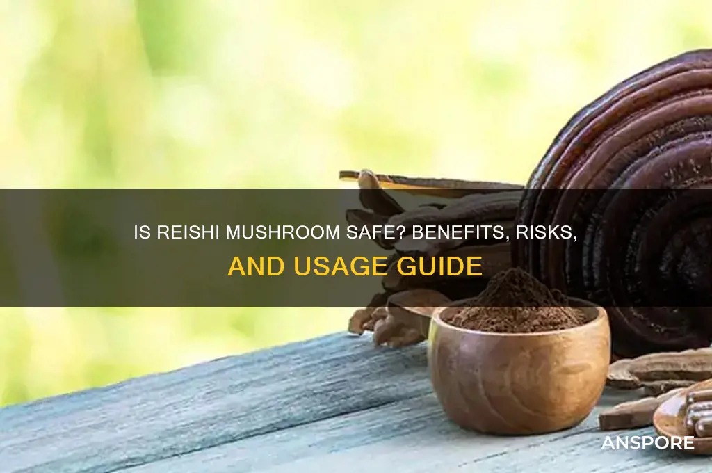is it safe to take reishi mushroom