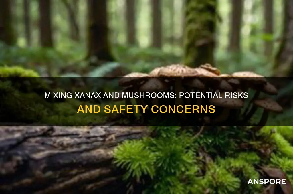 is it safe to take xanex with mushrooms