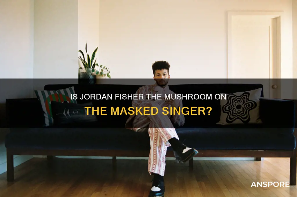 is jordan fisher the mushroom on the masked singer