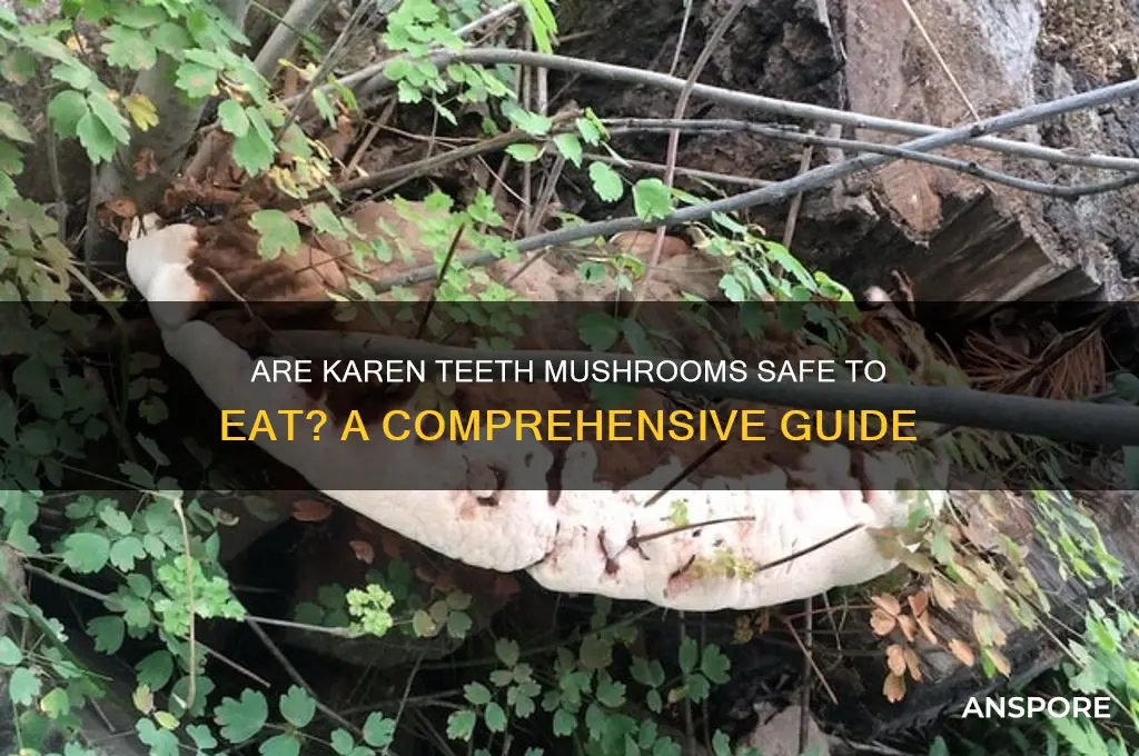 is karen teeth mushrooms edible