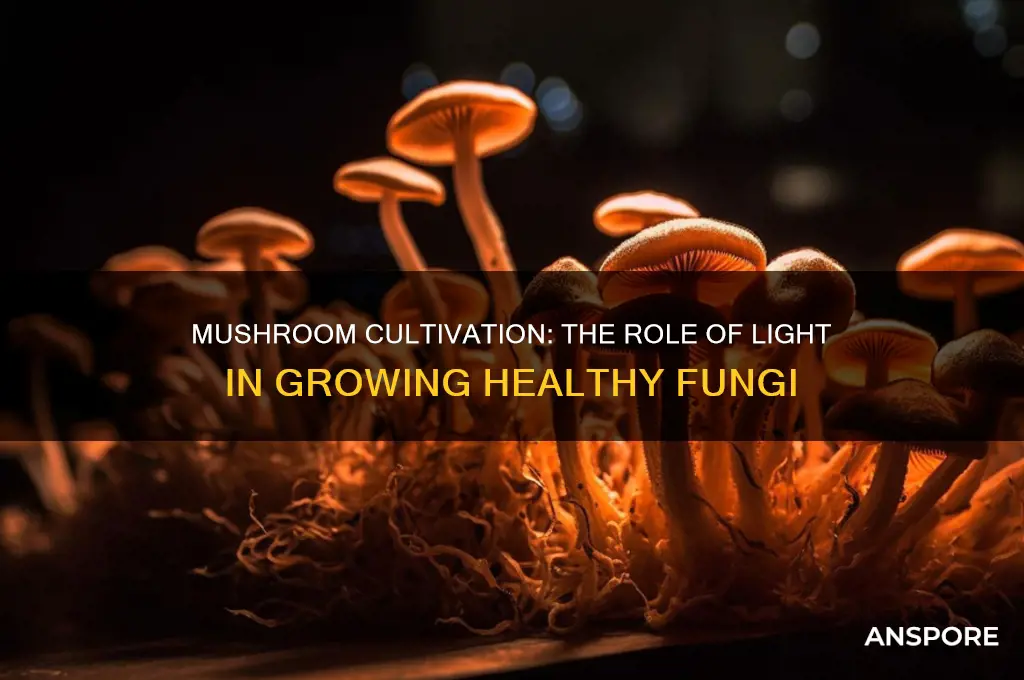 is light needed for mushroom cultivation