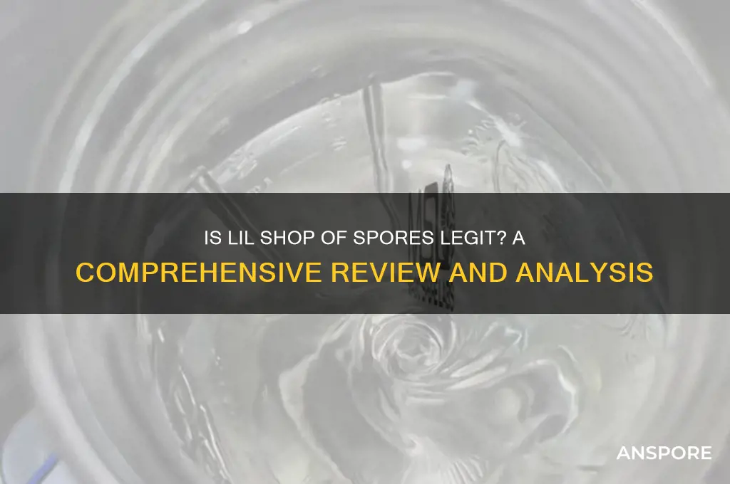 is lil shop of spores legit