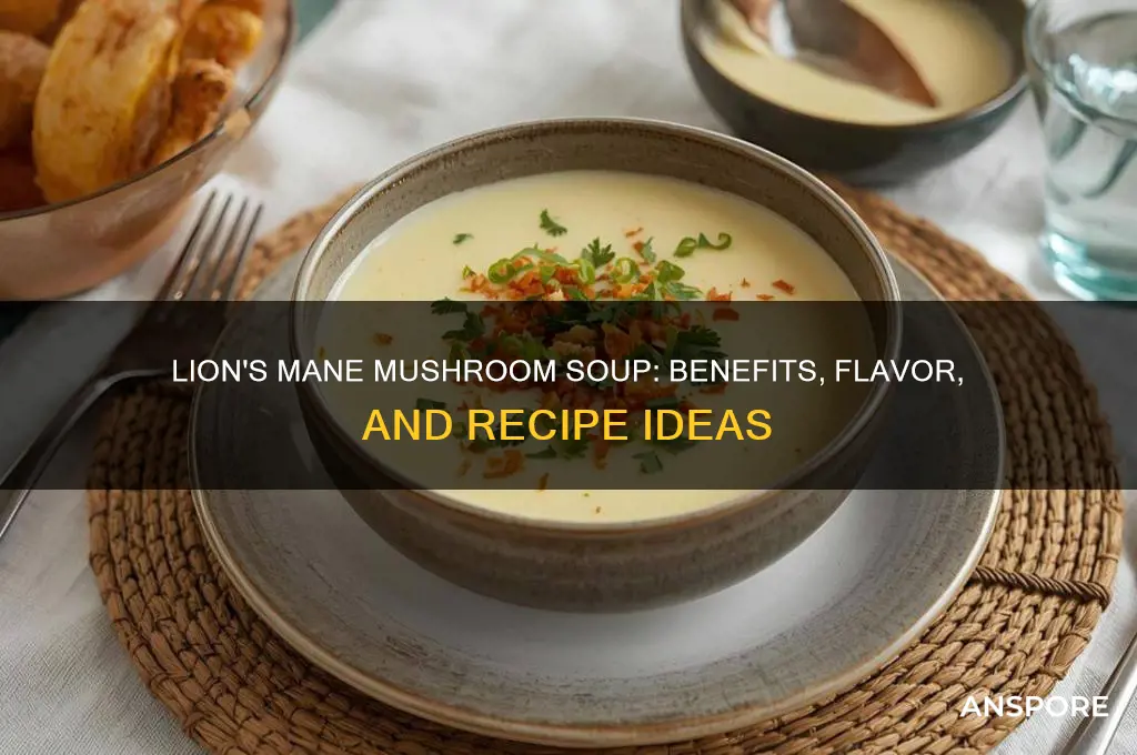 is lions mane mushroom good in soup