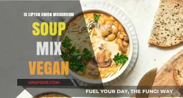 Is Lipton Onion Mushroom Soup Mix Vegan? A Detailed Look