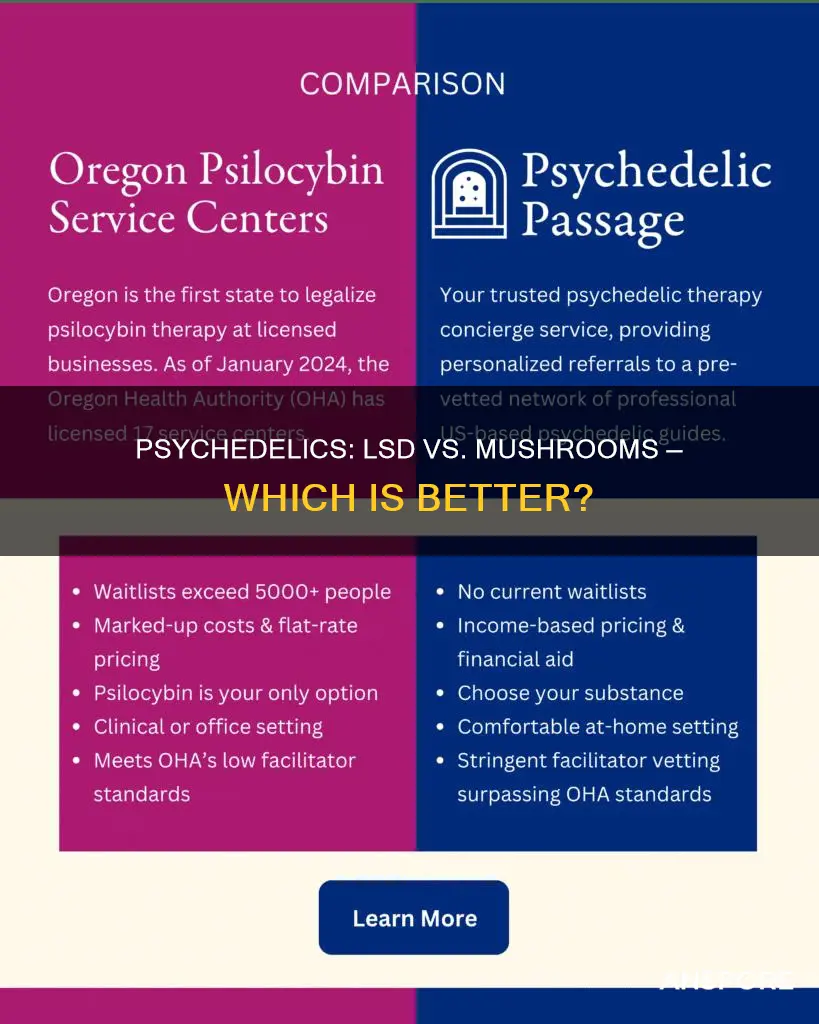 is lsd better than mushrooms