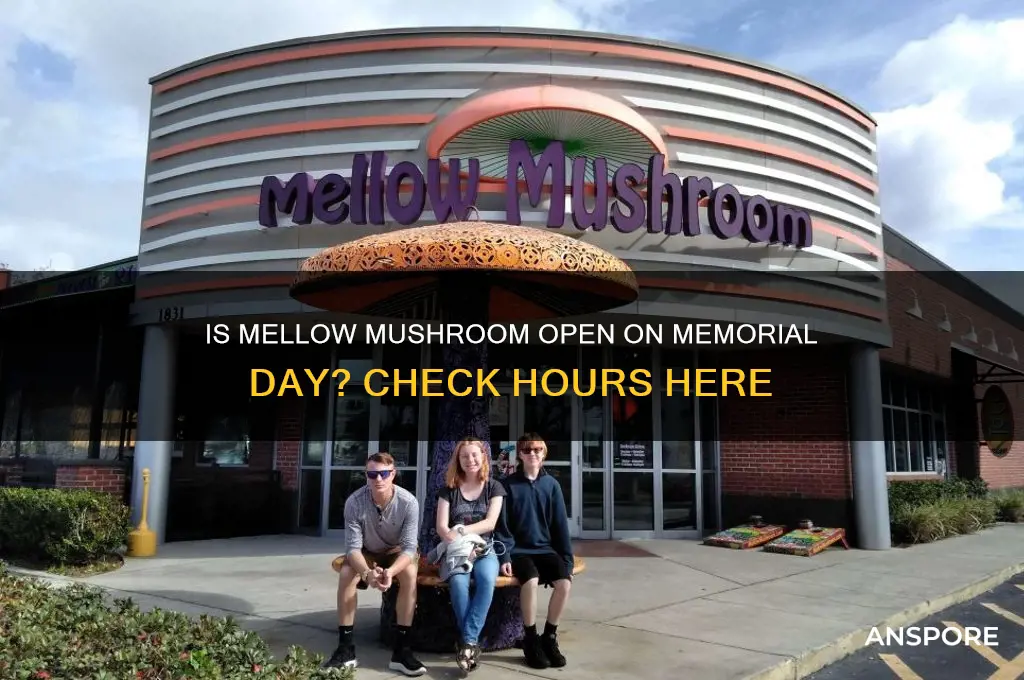 is mellow mushroom open on memorial day