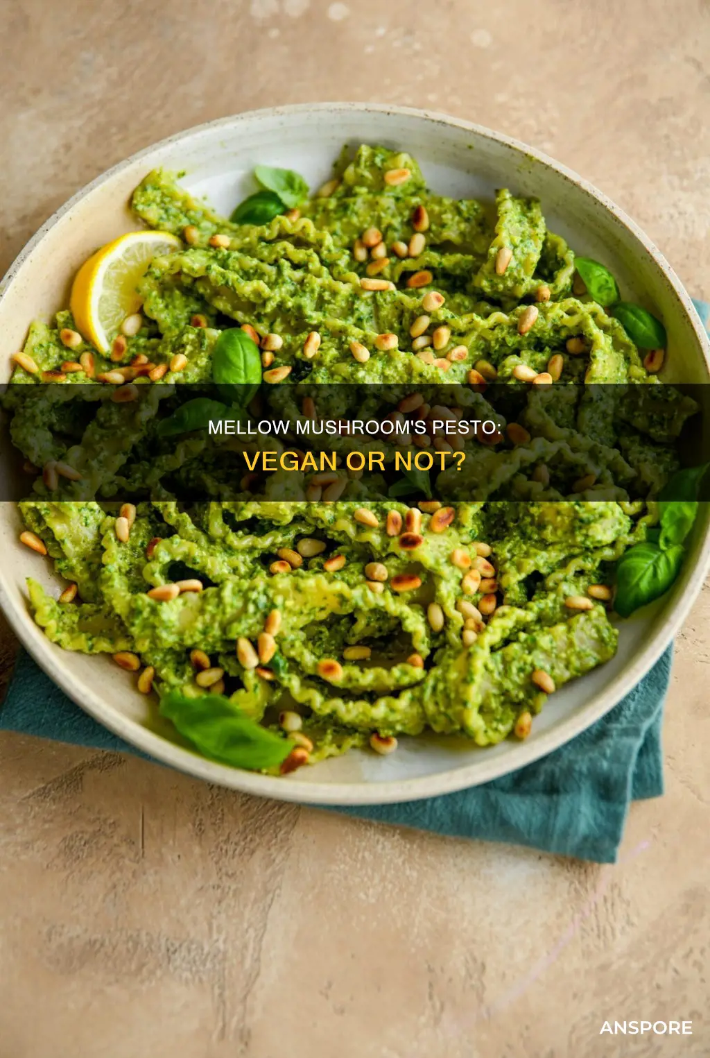 is mellow mushroom pesto vegan