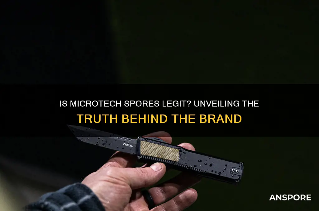 is microtech spores legit