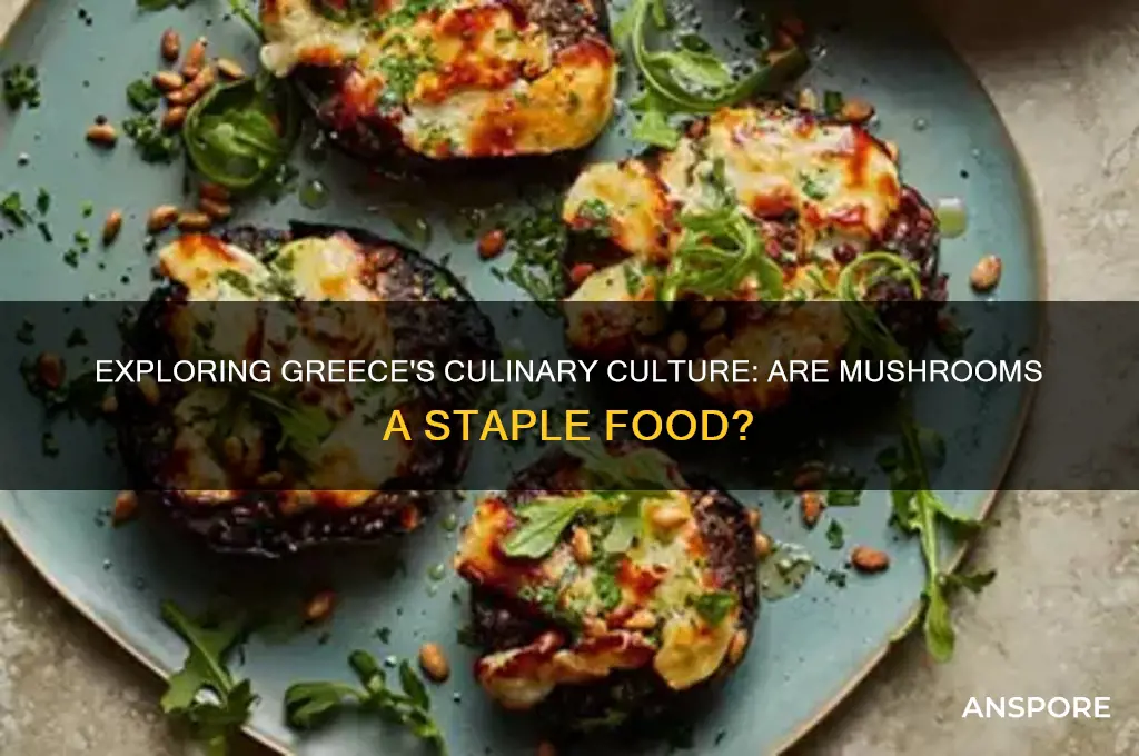 is mushroom a staple in greece
