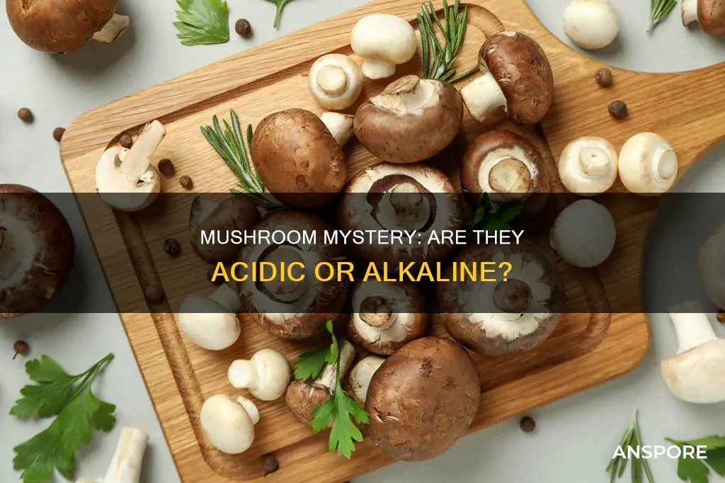 is mushroom alkaline