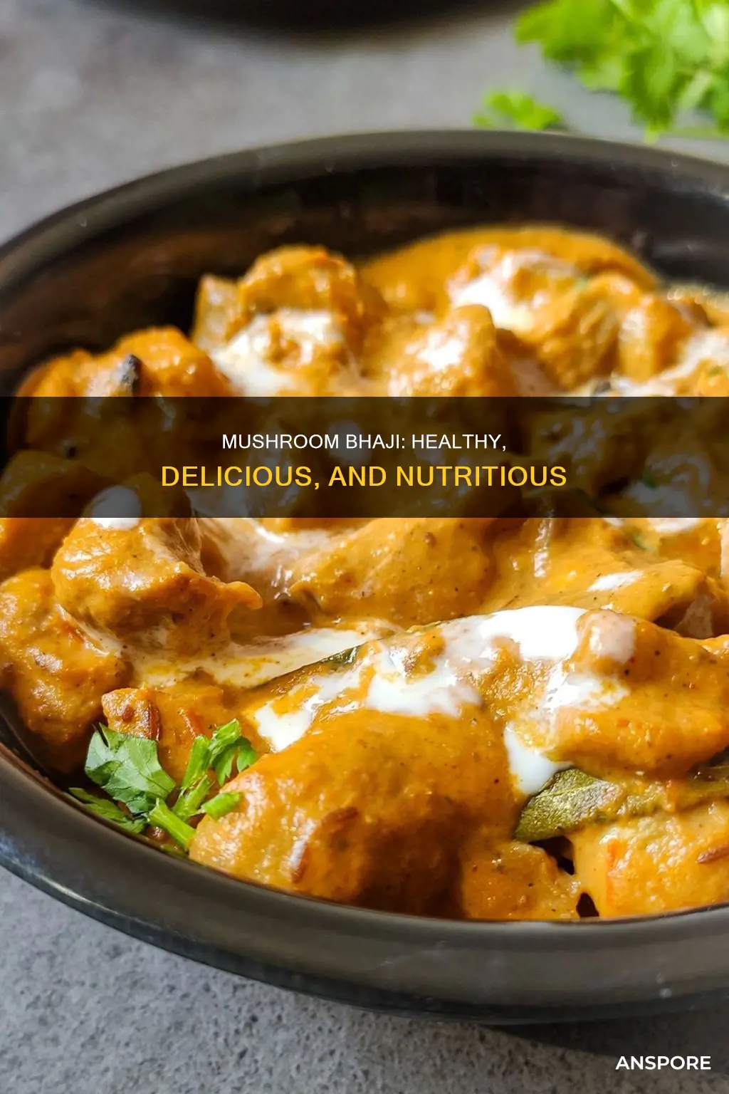 is mushroom bhaji healthy