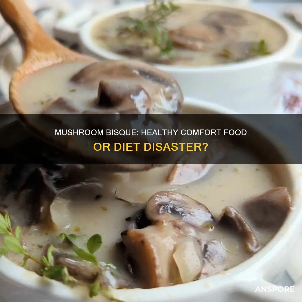 is mushroom bisque fattening