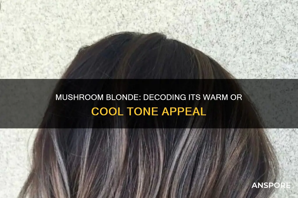is mushroom blonde cool or warm