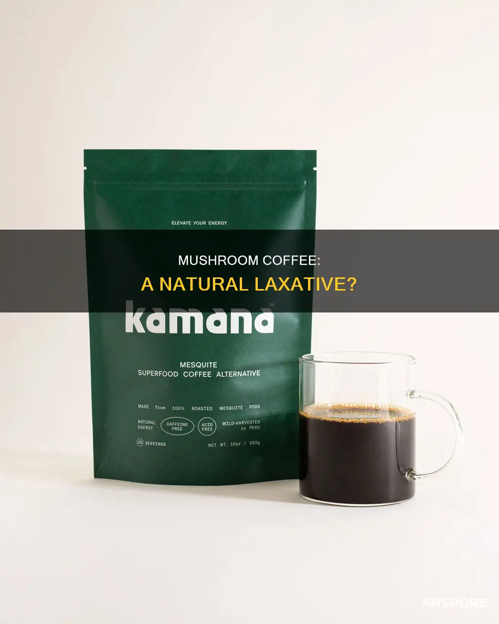 is mushroom coffee a laxative