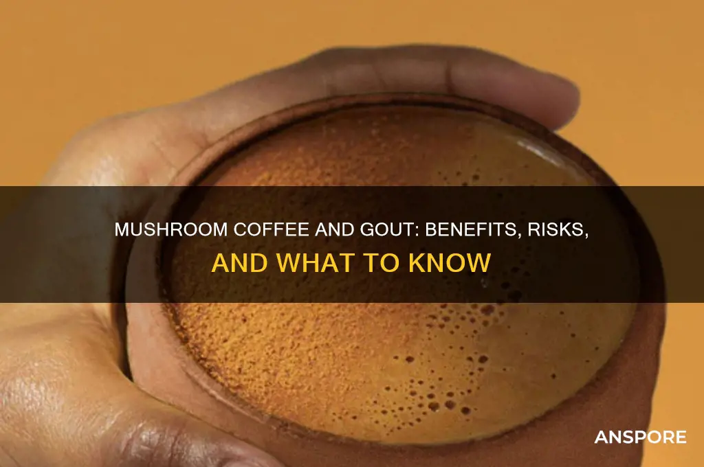 is mushroom coffee good for gout