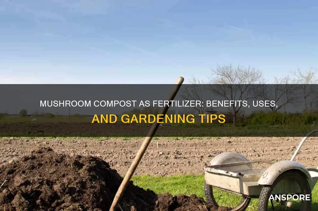 is mushroom compost a good fertilizer