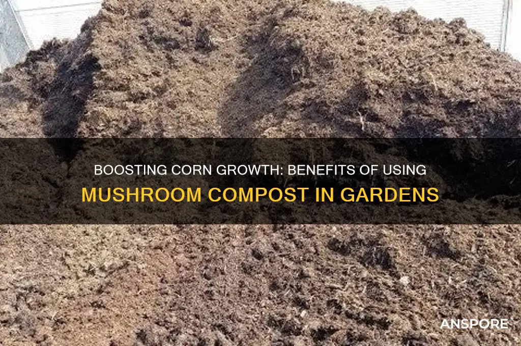 is mushroom compost good for corn