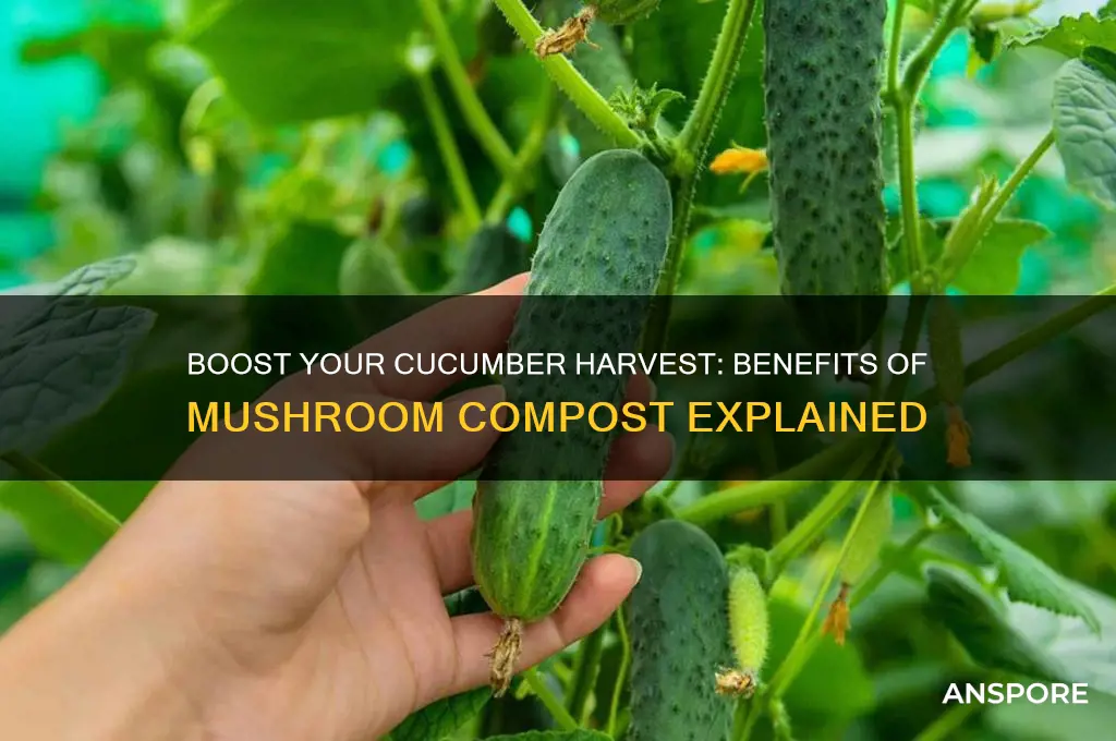 is mushroom compost good for cucumbers