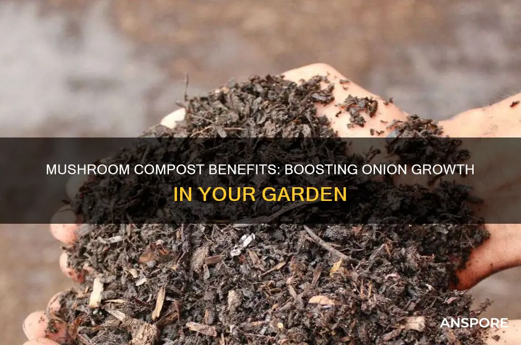 is mushroom compost good for onions