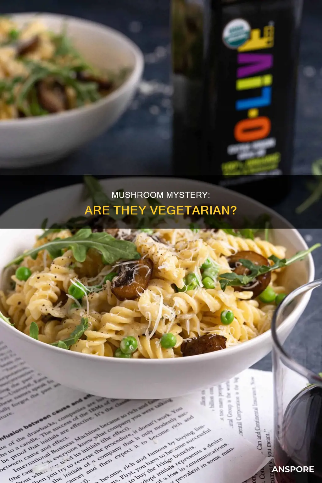 is mushroom considered vegetarian