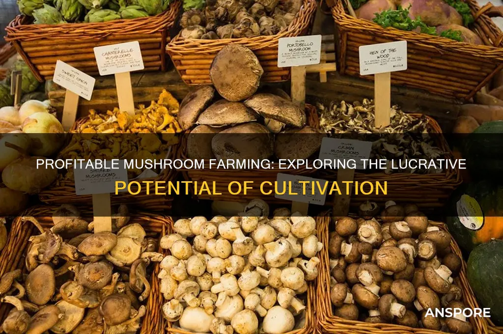 is mushroom cultivation a profitable business