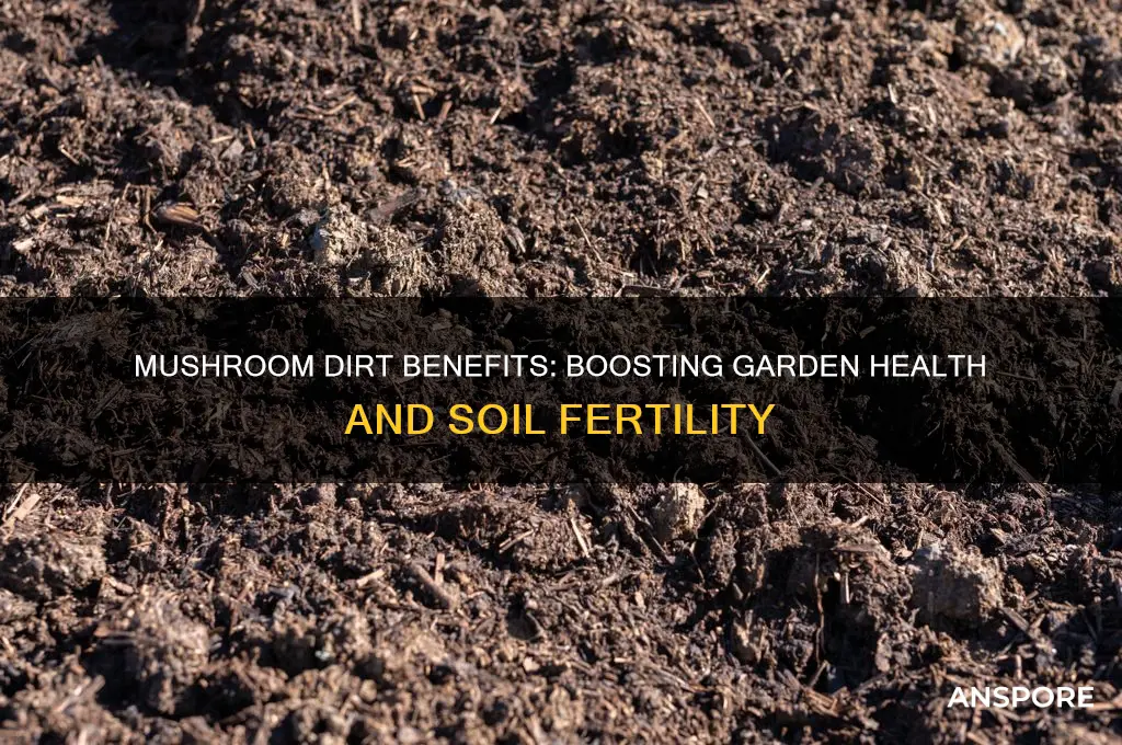 is mushroom dirt good for gardens