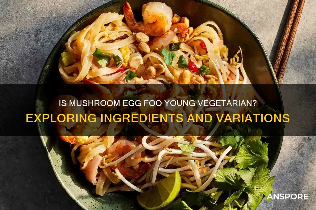 is mushroom egg foo young vegetarian