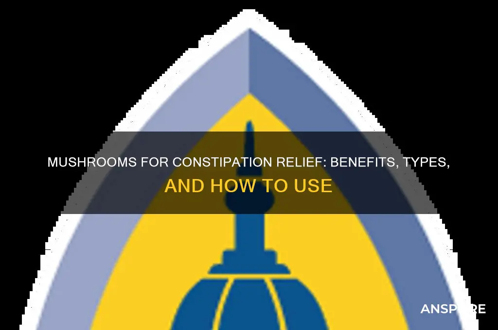 is mushroom good for constipation