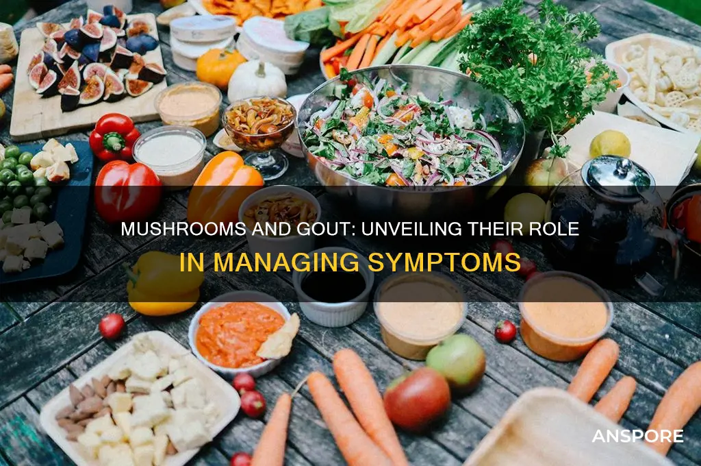 is mushroom good for gout