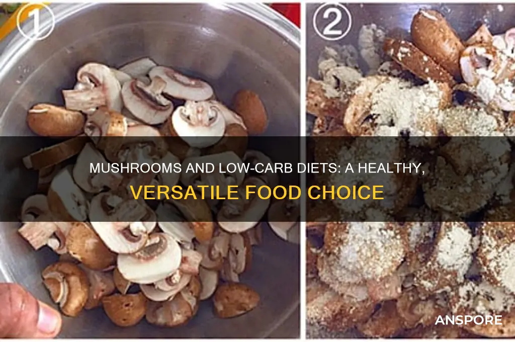 is mushroom good for low carb diet