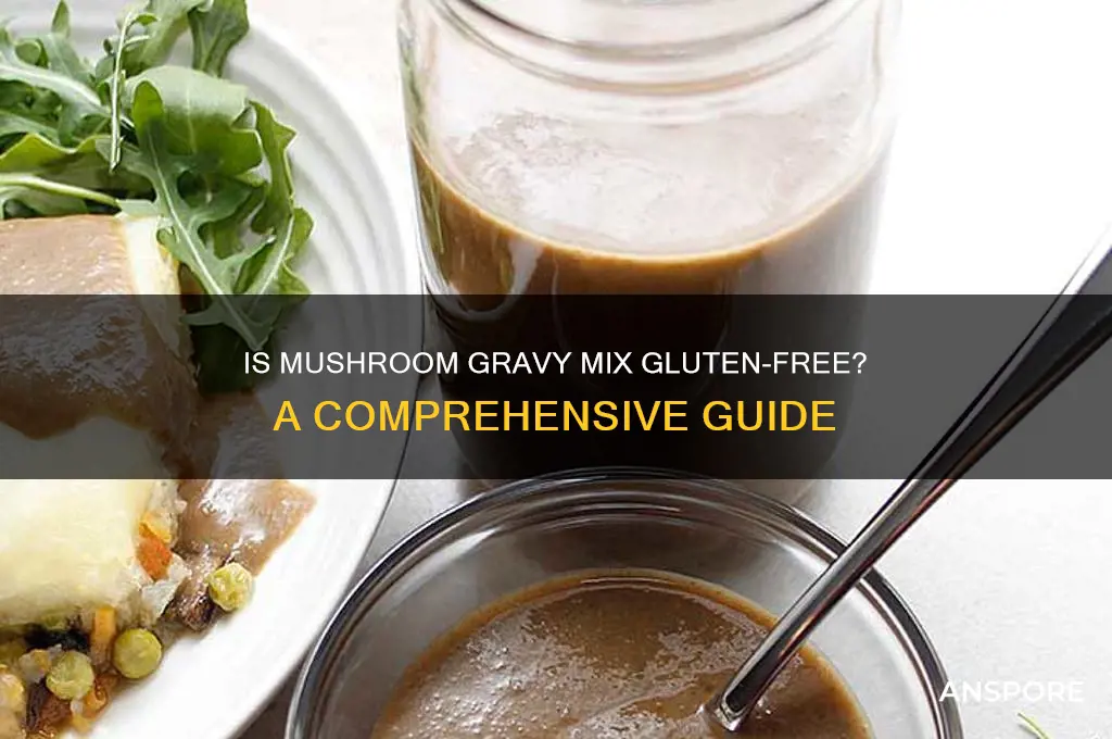 is mushroom gravy mix gluten free