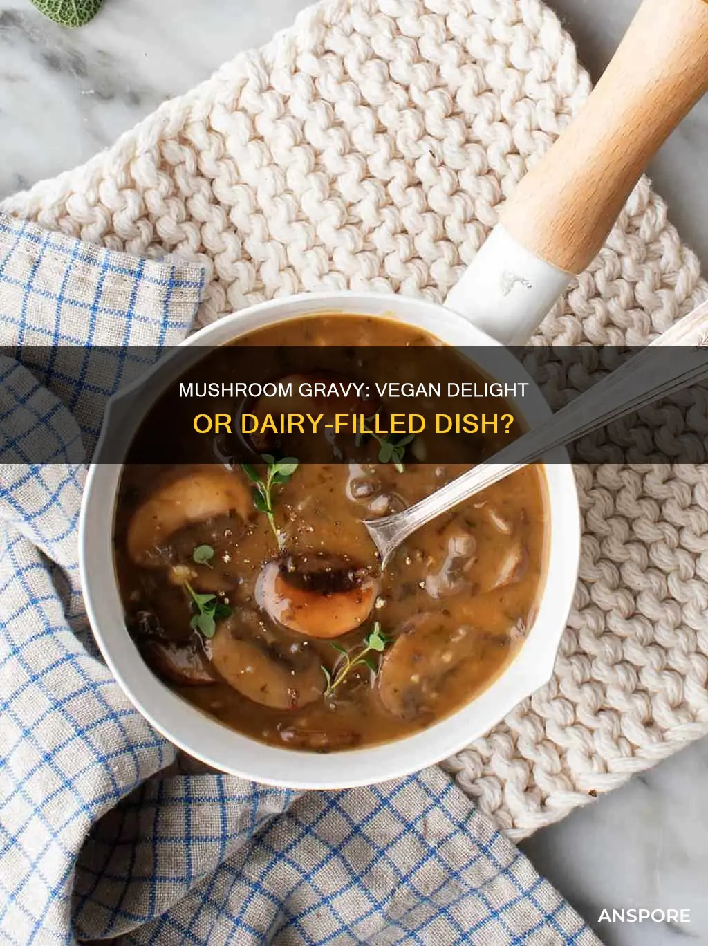 is mushroom gravy vegan