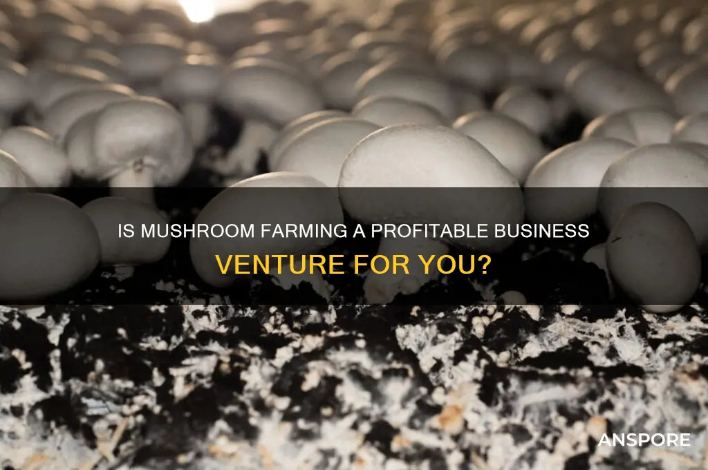 is mushroom growing profitable