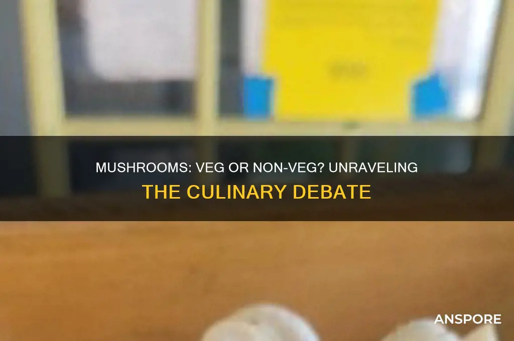 is mushroom is veg or non veg