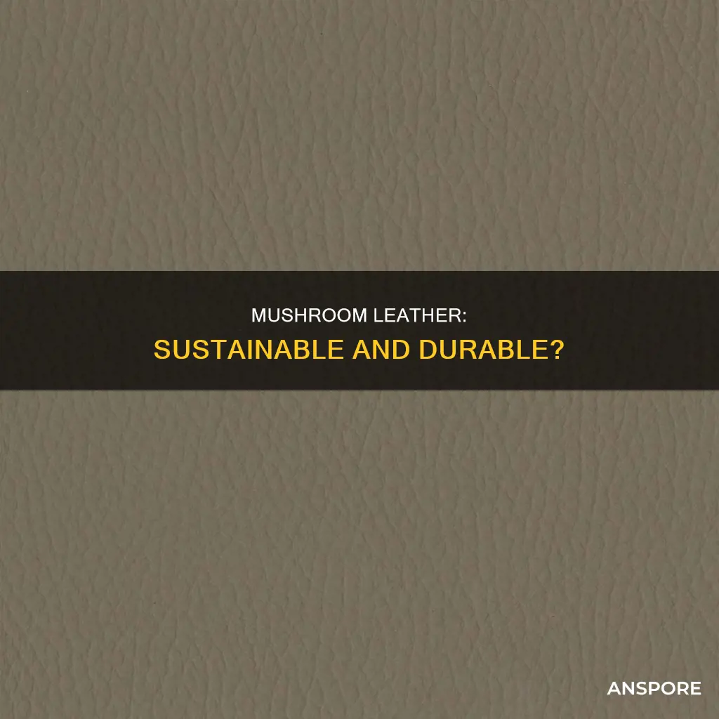 is mushroom leather durable