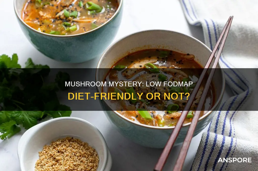 is mushroom low fodmap