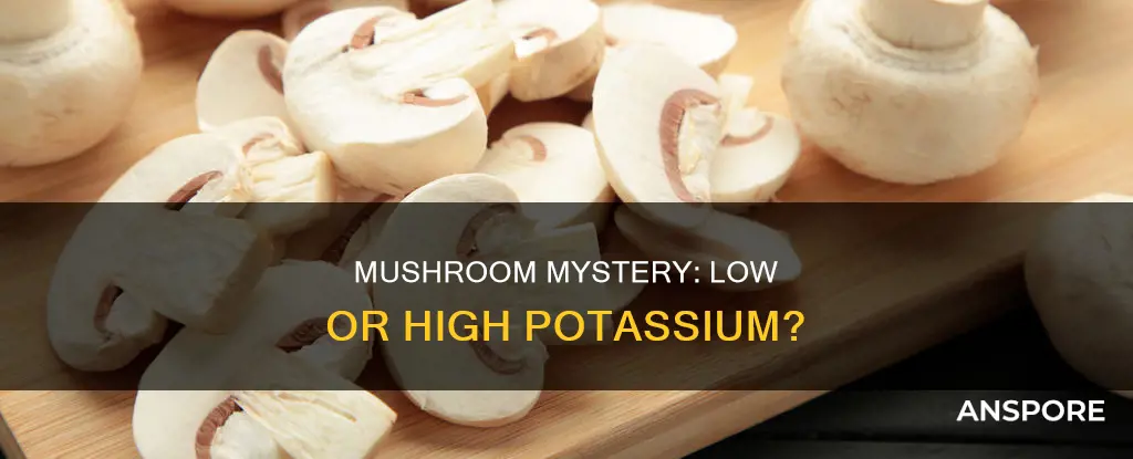 is mushroom low in potassium