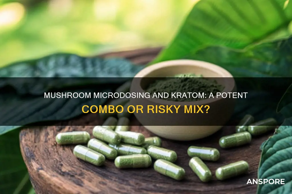 is mushroom microdosing effective if taken with kratom