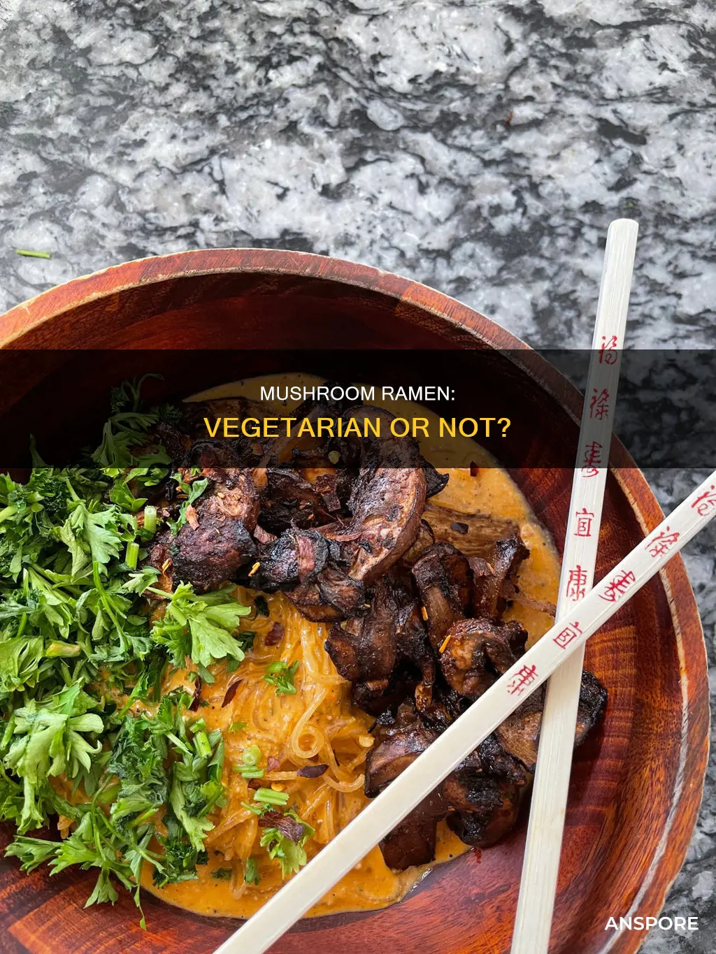 is mushroom ramen vegetarian