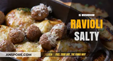 Mushroom Ravioli: A Savory, Salty Dish