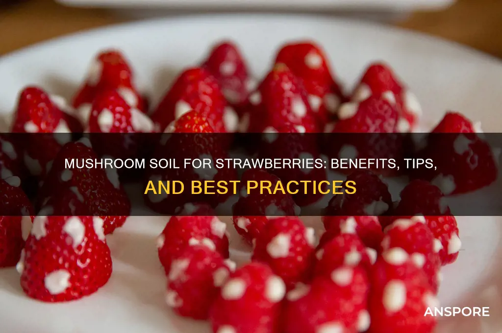 is mushroom soil good for strawberries