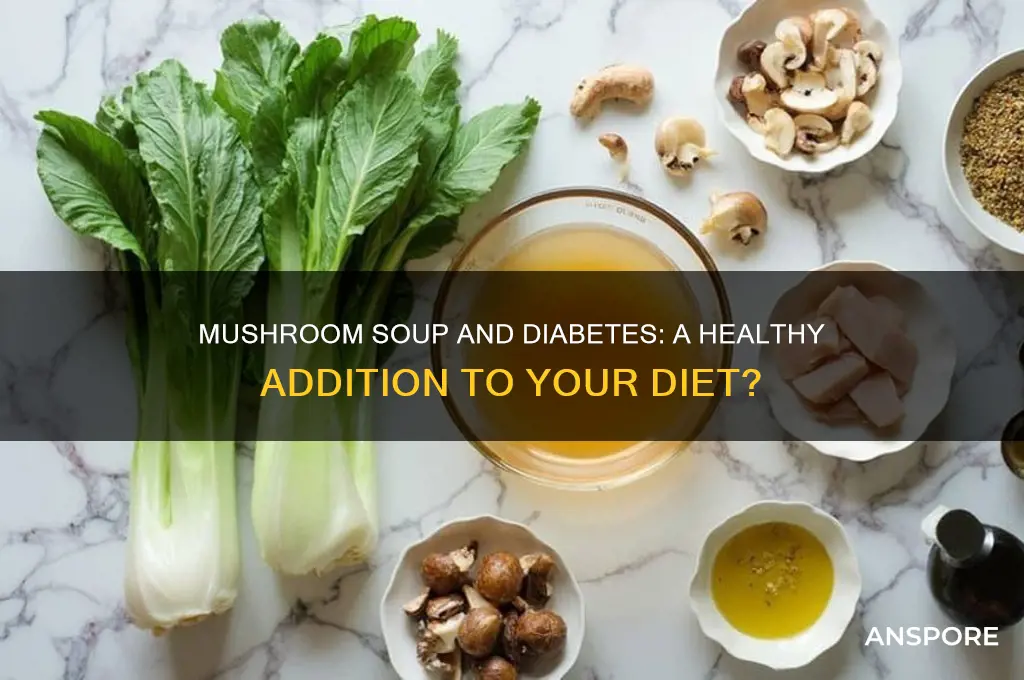 is mushroom soup good for diabetes