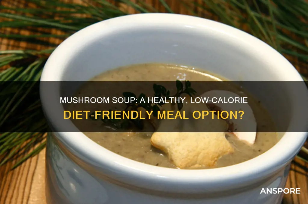 is mushroom soup good for diet
