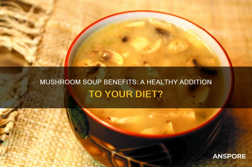 is mushroom soup good for health