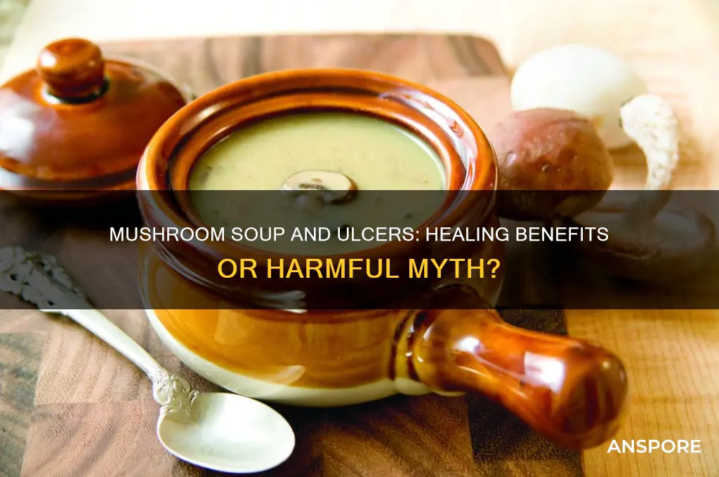 is mushroom soup good for ulcers
